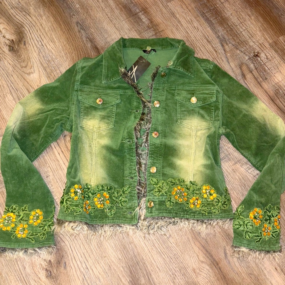 Beaded and bedazzled Penny Lane Coat